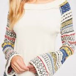 Free People Fairground Thermal shirt